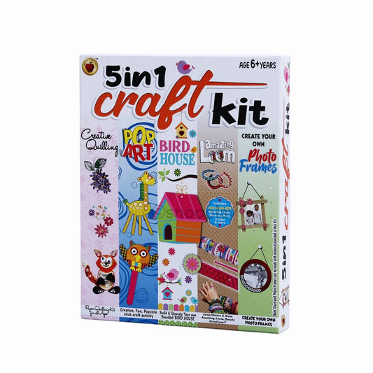 Multi-Craft Activity Set for Kids & Adults – DIY Art & Craft Kit