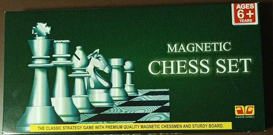 Magnetic Chess Set – Strong Board & Chessmen – Classic Game for Ages 6+