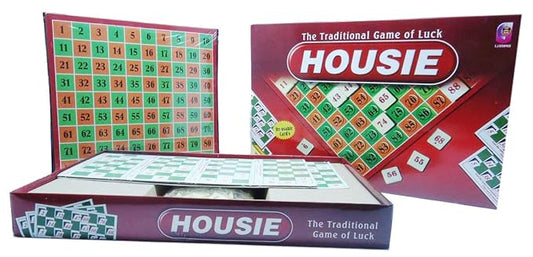 Housie Tambola Game – Traditional Luck-Based Fun for Kids & Adults Indoor/Outdoor
