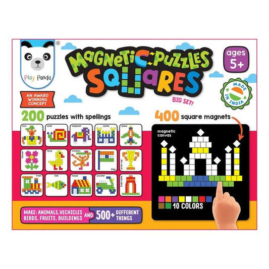 MAGNETIC PUZZLE SQUARE – Connect, Create & Challenge Your Mind!