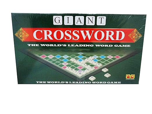 Giant Crossword Board Game – Vocabulary Learning Word Building Fun for Family