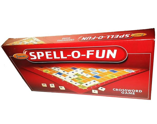 Spell-O-Fun Junior – Educational Word Building Board Game for Kids & Family