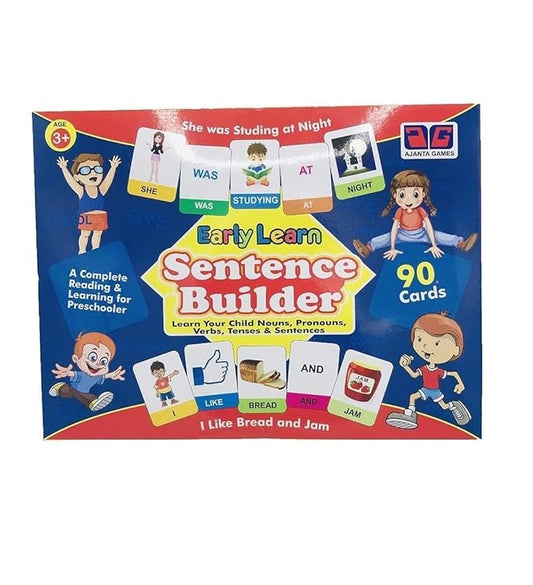 Easy Learn Sentence Builder – Reading & Learning Game for Preschool Kids – Age 3+