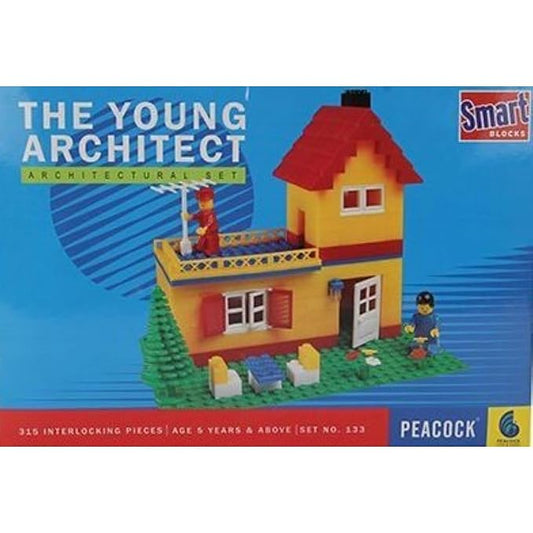 Young Architect – 315-Pc Building Bricks Puzzle Game for Kids Ages 3–8