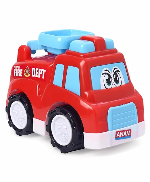 Fire Engine Friction Toy for Kids Durable & Safe Push-and-Go Vehicle Fun & Educational Playtime Toy Ideal Gift for Boys and Girls