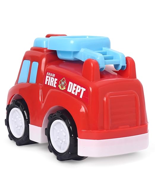 Fire Engine Friction Toy for Kids Durable & Safe Push-and-Go Vehicle Fun & Educational Playtime Toy Ideal Gift for Boys and Girls