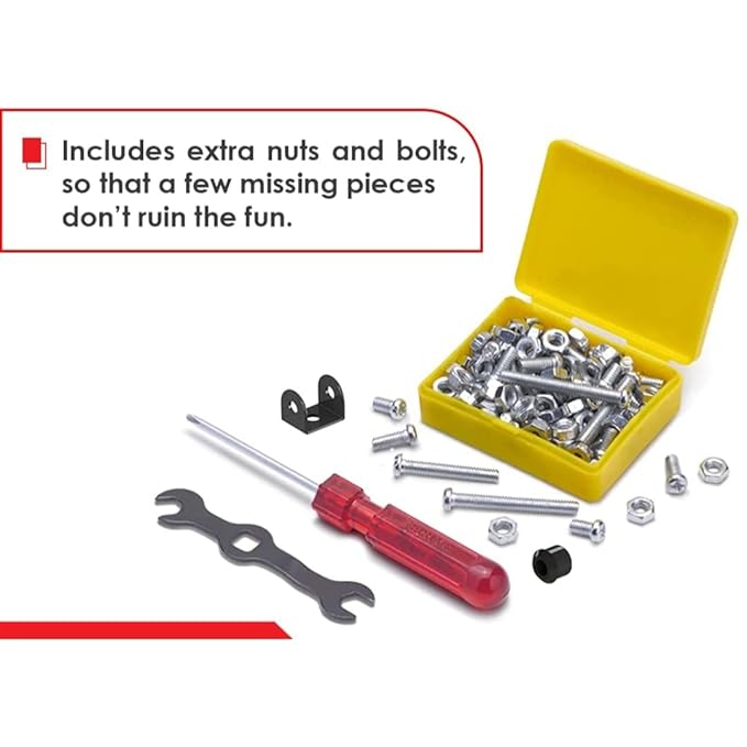 MECHANIX - 0 DIY Metal Educational Learning Stem Building and Construction Toys Multicolor