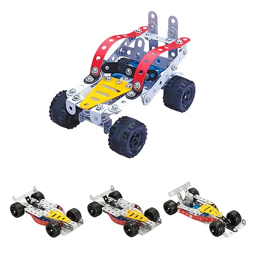 Mechanix Racing Cars Building and Construction Toy for Boys and Girls Age 7 yrs