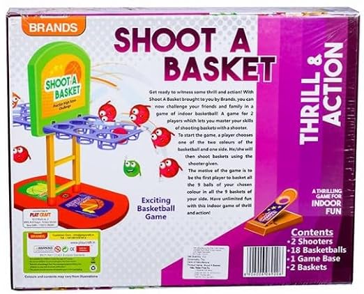 50 in 1 Family Games Strategy & War Games Board Game For Kids With Amazing Action Shoot A Basket Game for KidsVery Exciting Basketball Game Perfect Game for Indoor and Outdoor (Multi Color)