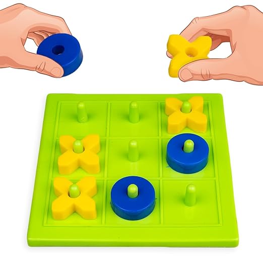 Tic Tac Toe Toy – Zero & Cross 3D Board Game – Fun Strategy Play