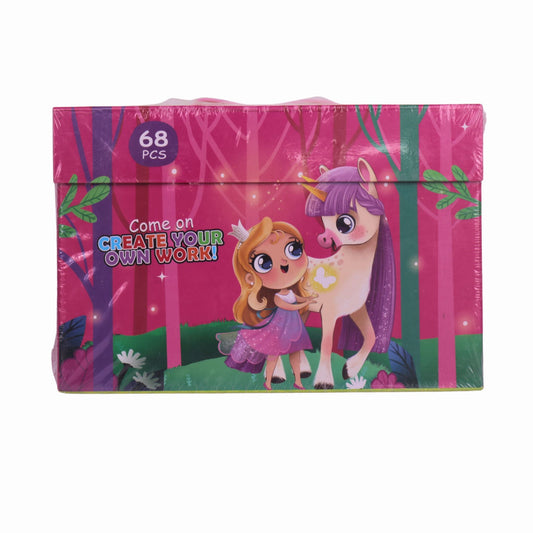 All-in-One 68PCS Stationery Set – Model 2006 School & Art Supply Box