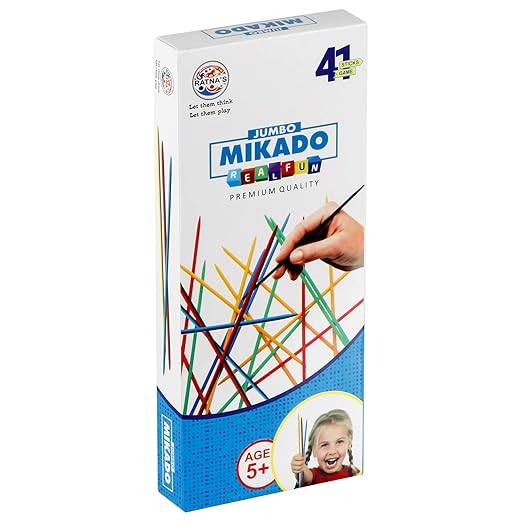 Jumbo Mikado Sticks – Concentration & Attention Skill Builder for Kids