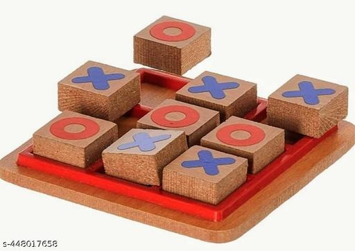 Wooden Tic Tac Toe – Classic Fun with a Natural, Elegant Touch