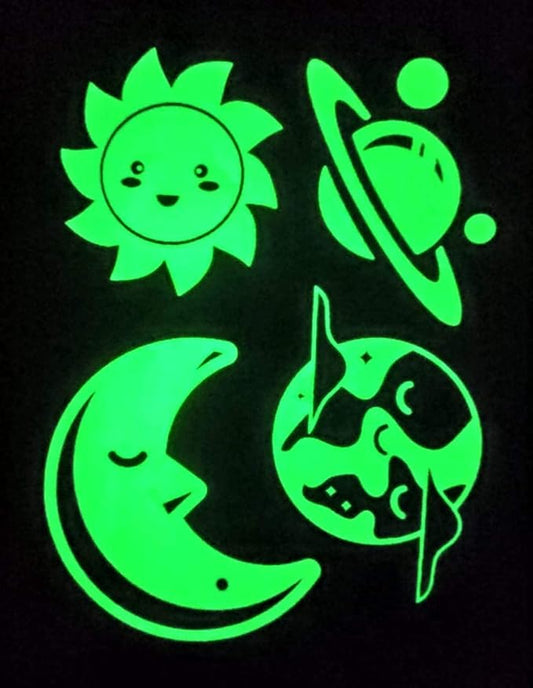 Ratna’s Glow-in-the-Dark Star Stickers – Wall & Ceiling Room Décor – Pleasure Treasure