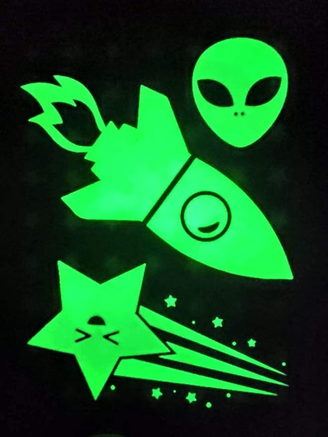 Ratna’s Glow-in-the-Dark Star Stickers – Wall & Ceiling Room Décor – Pleasure Treasure