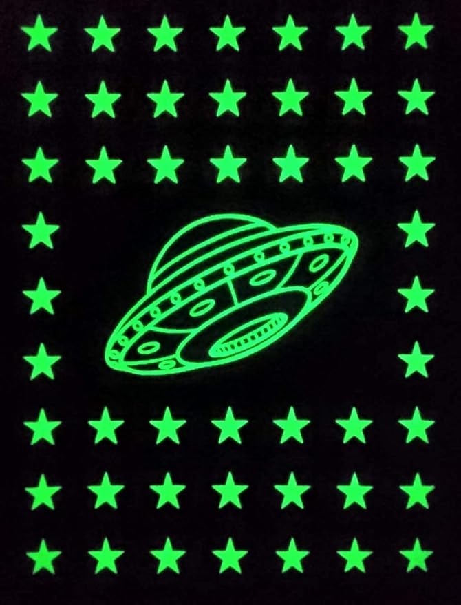 Ratna’s Glow-in-the-Dark Star Stickers – Wall & Ceiling Room Décor – Pleasure Treasure