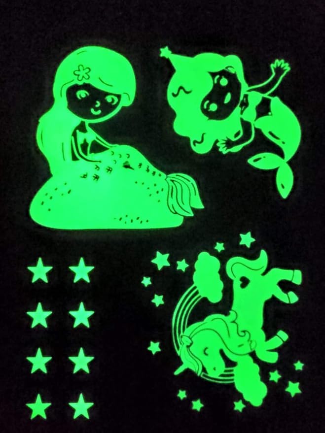 Ratna’s Mermaid Glow-in-the-Dark Wall Stickers – Ceiling & Room Décor – Pleasure Treasure