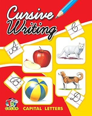 Cursive Writing Practice Book – Capital Letters Learning for Kids