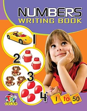 Numbers Writing Practice Book – Learn 1 to 50 – Early Maths for Kids