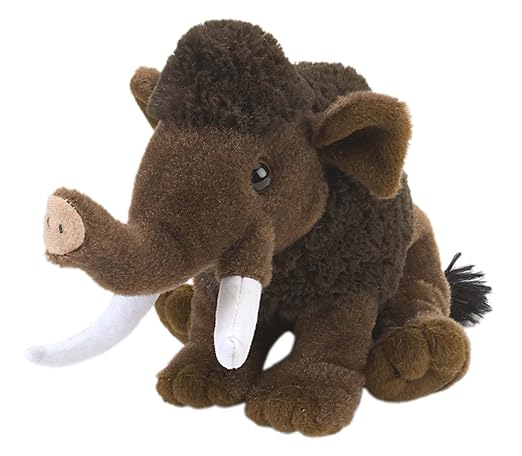 Wild Republic Mini Woolly Mammoth – Soft Plush Stuffed Animal for Kids