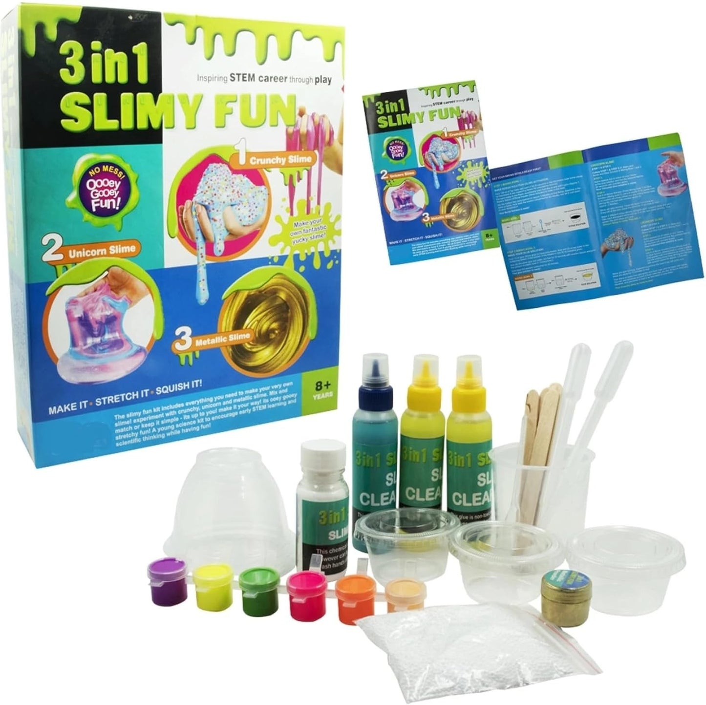Ekta 3 in 1 Slime Fun Slime Making Kit for Kids
