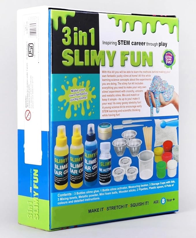 Ekta 3 in 1 Slime Fun Slime Making Kit for Kids