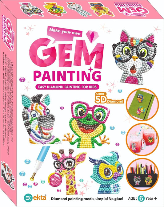 Ekta Gem Painting Sticker Kit – 5000+ Sparkling Gems to Create, Decorate & Shine