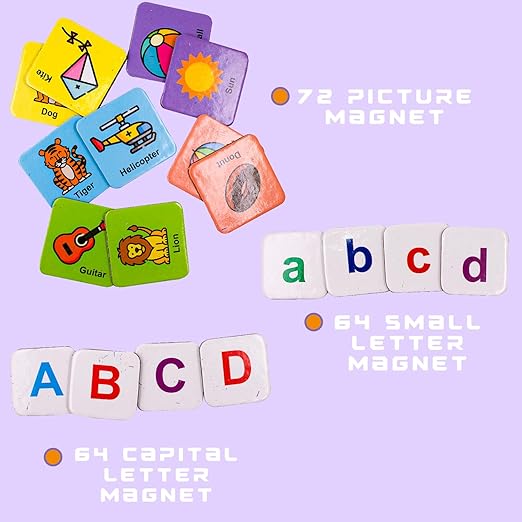 Magna Play 3-in-1 Magnetic Learning Kit – Alphabet, Vocabulary & Writing Practice for Kids
