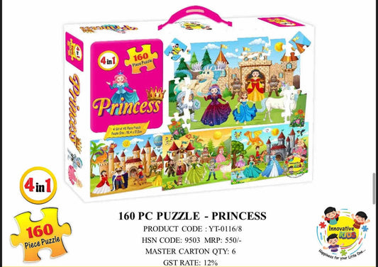 4 IN 1 PRINCESS Set – Magical Creativity & Role Play for Little Princesses