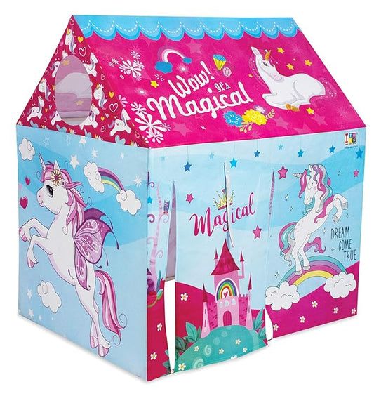 itoys Unicorn Theme Playhouse Tent – Multicolor Indoor