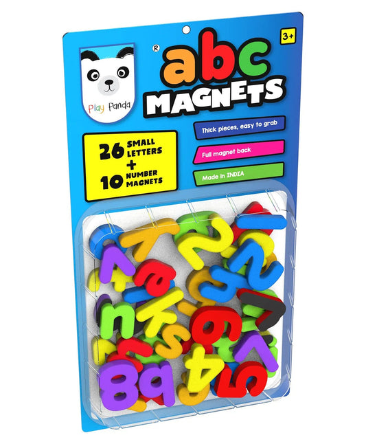 ABC & 123 MAGNETS MIX PR – Colorful Magnetic Letters and Numbers Set for Early Learning, Spelling, and Counting