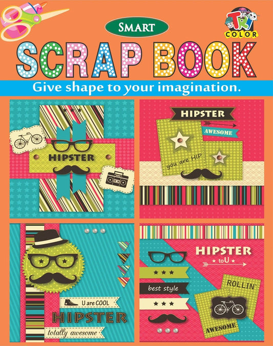 Creative Scrap Book – Pinwheel Books (20‑Page Paperback Scrapbook, Art & Craft)
