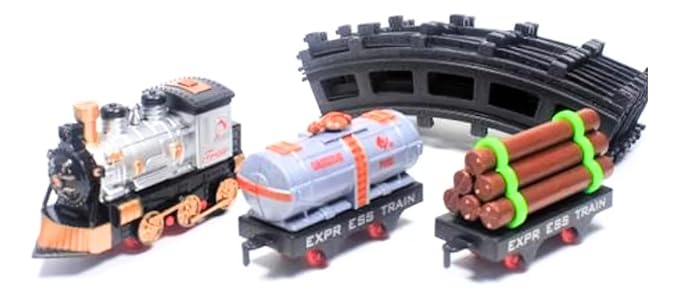 Metro Train Set – Locomotive Engine Toy for Boys & Girls – Train Play