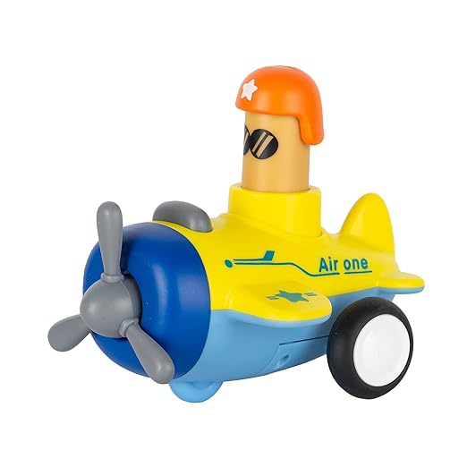 Pack of 8 Friction-Powered Push & Go Vehicle Toys – Cars, Boats, Planes & Trains for Kids (Made in India)