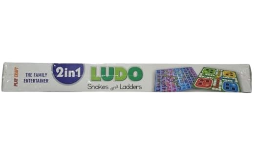 2-in-1 Ludo and Snakes & Ladders Board Game – Classic Family Game Set (Ages 5+)