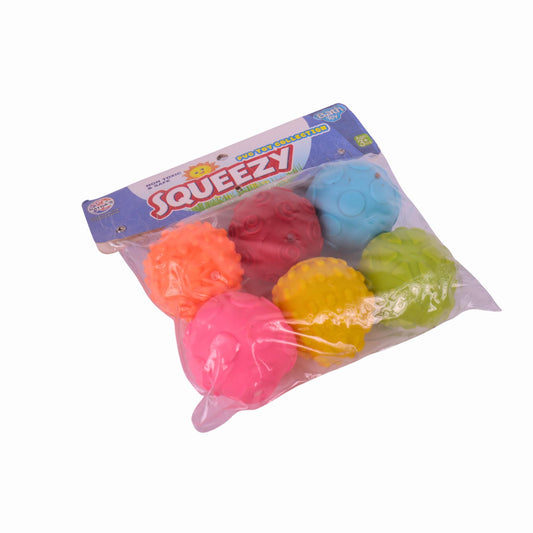 6PCS Squeezable Baby Toy Set – Fun & Safe Toys for Early Development