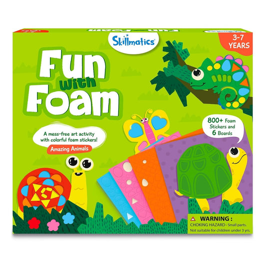 Fun with Foam Amazing Animals – Hands-On Craft Kit for Kids to Create and Explore the Animal Kingdom