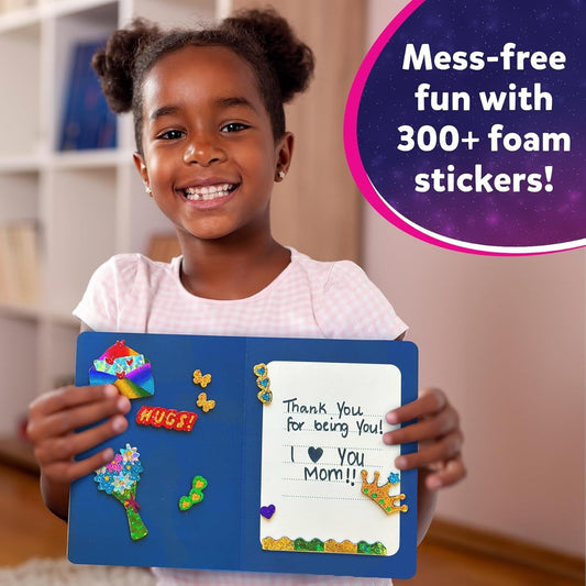 Skillmatics Foil Fun Card Making Set | No-Mess DIY Craft Kit for Kids | Creative Gift for Boys & Girls Ages 4-9