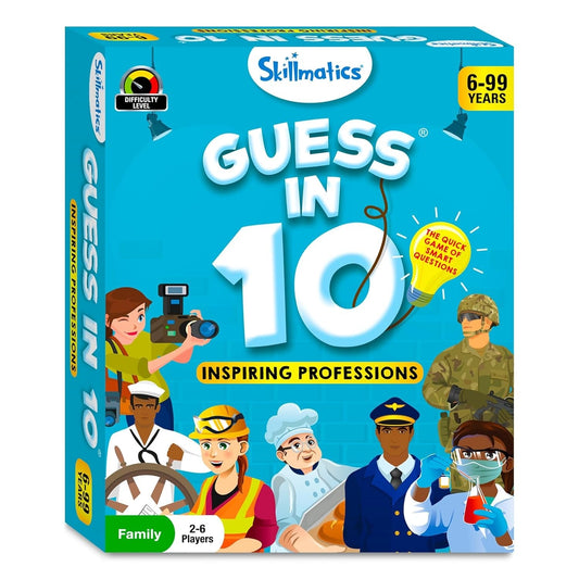 Skillmatics Guess in 10 Professions – Fun Educational Card Game for Kids Ages 6 & Up, Perfect Gift for Families