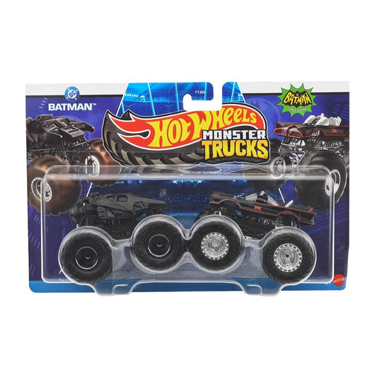 Hot Wheels DC Batman Vs Batman Classic TV Series Demolition Doubles Monster Trucks 2025 1:64 Scale 3+ Ages - Multicolor
