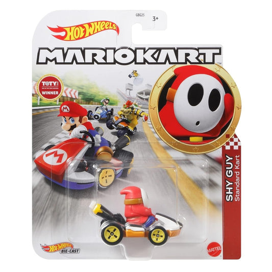 Hot Wheels Mario Kart Shy Guy Standard Kart Vehicle Die-Cast for 3 Years & Above