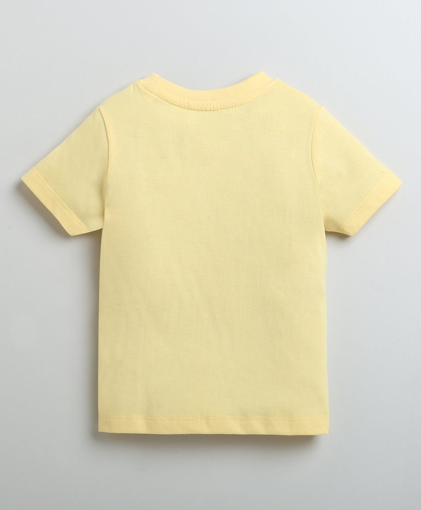 Bumzee Girl's 2-Pack 'stay STRONG' Basic T-Shirts (Yellow/Red)