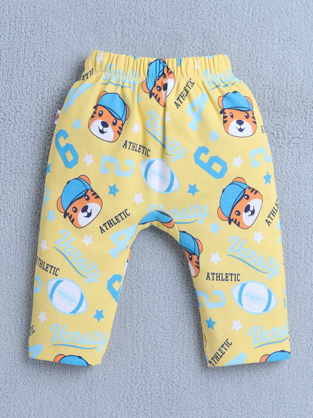 Stay cool and comfy with Bumzee’s cotton diaper pants in bright yellow and navy blue!