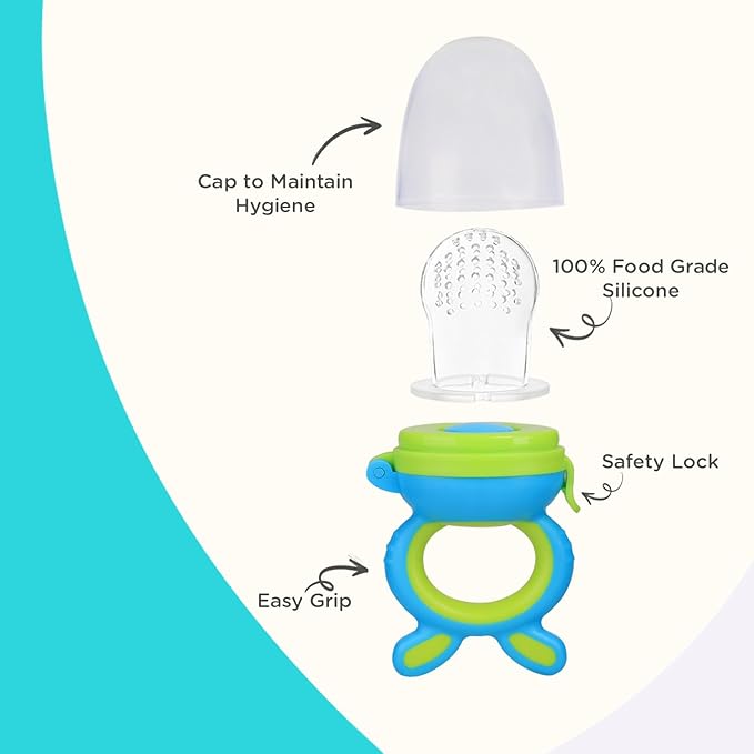 R for Rabbit First Feed Bunny – The Ultimate 4-in-1 Combo of Nibbler, Pacifier, Teether & Rattle for Happy, Healthy Babies