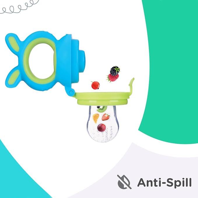 R for Rabbit First Feed Bunny – The Ultimate 4-in-1 Combo of Nibbler, Pacifier, Teether & Rattle for Happy, Healthy Babies