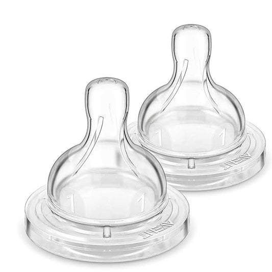 Philips AVENT Classic Soft Nipple Teat – Anti-Colic Valve, BPA-Free, Compatible with Classic Bottles (Not for Natural Range)