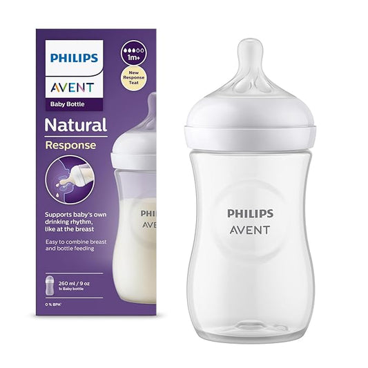 Philips Avent Natural Feeding Bottle 260ml / 9oz – SCY903/01 – Anti-Colic, BPA-Free