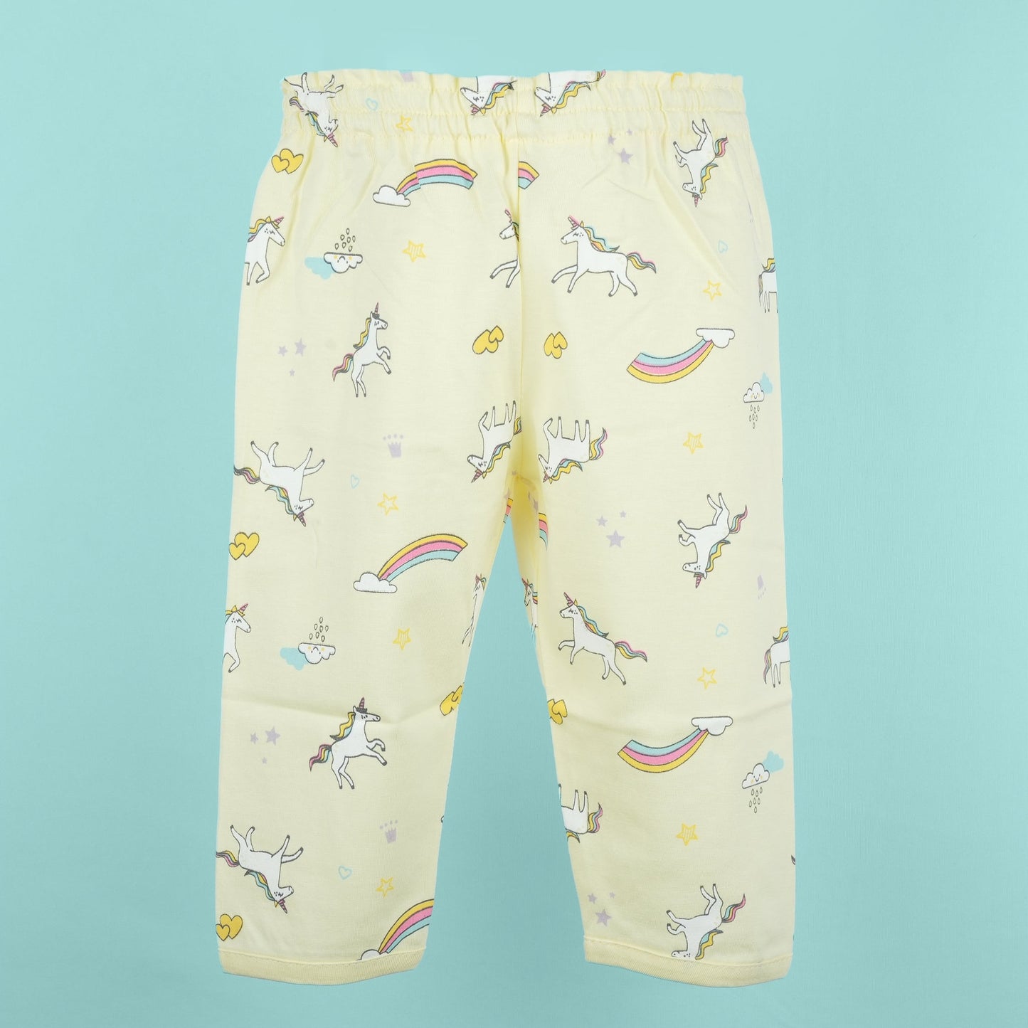 Sunny Dreams: Yellow Cotton Pyjama Set by Toffyhouse