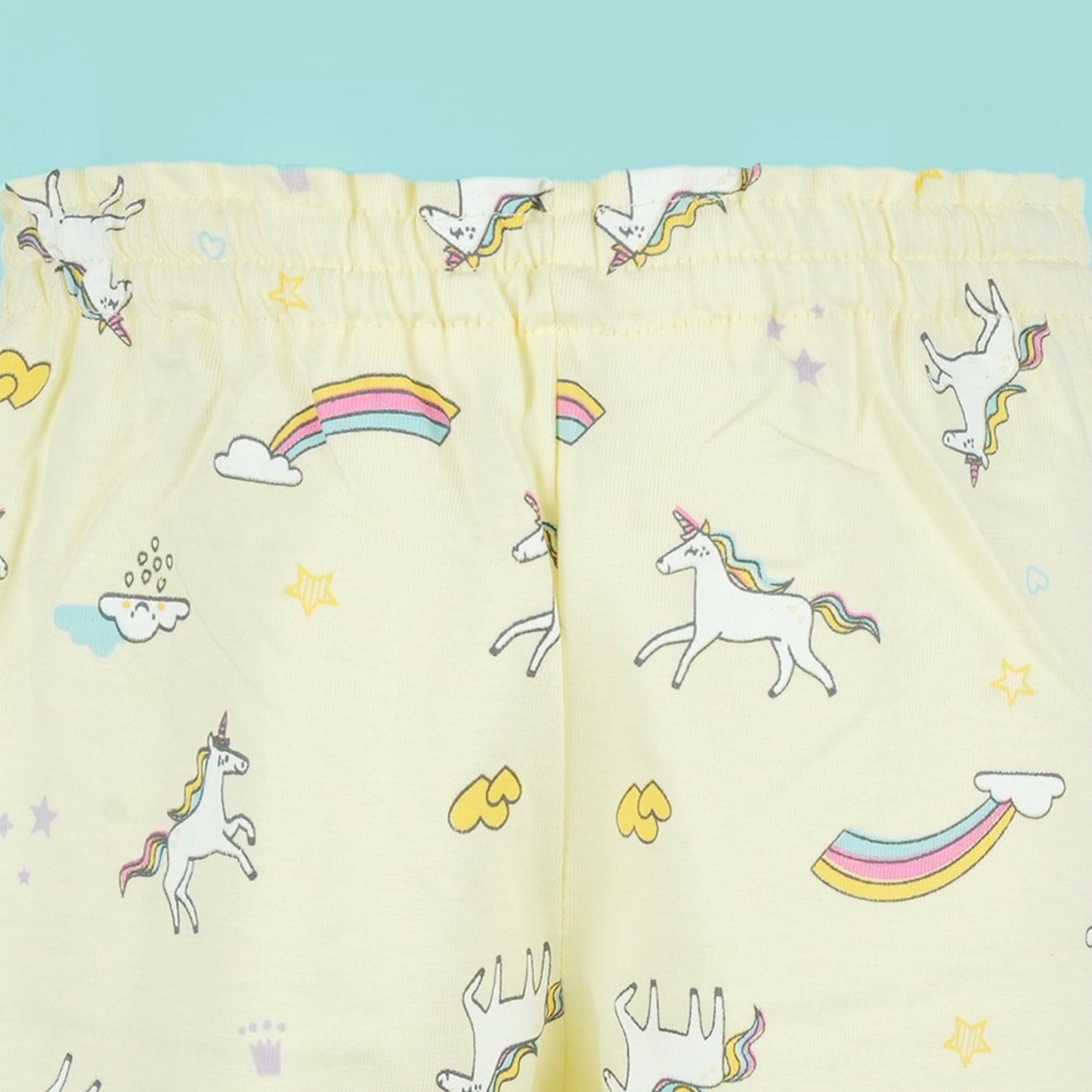 Sunny Dreams: Yellow Cotton Pyjama Set by Toffyhouse