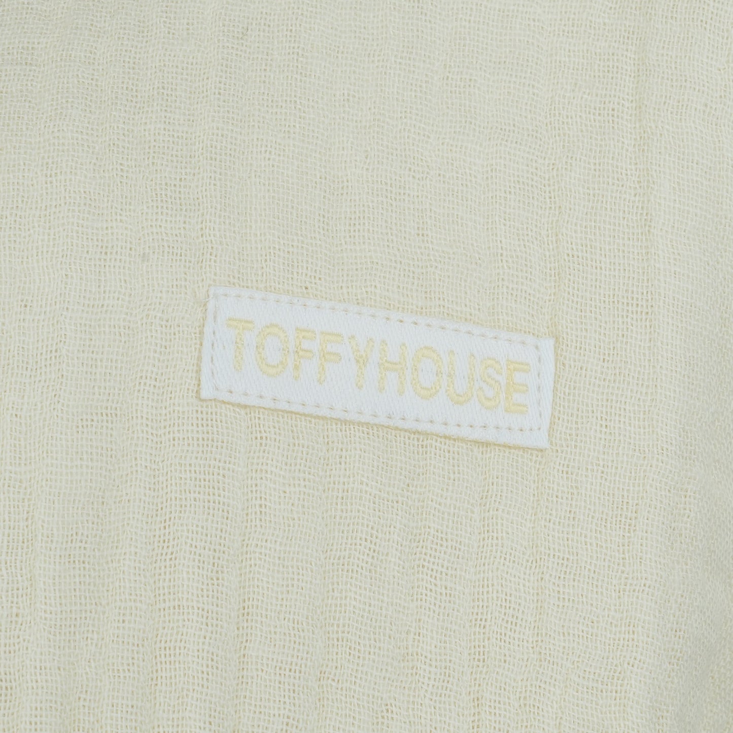 Sunny Slumbers: Yellow Muslin Pyjama Set by Toffyhouse